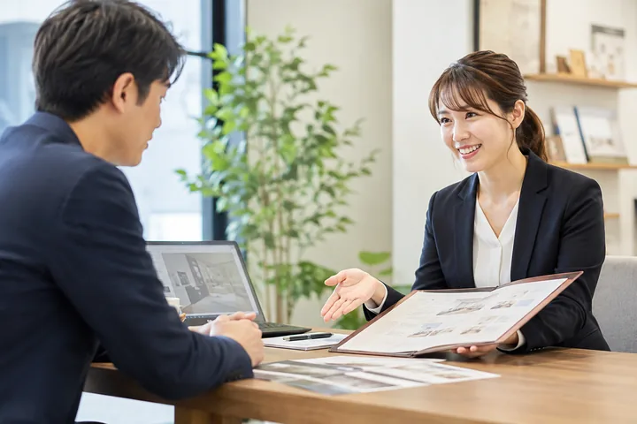 商談の場面